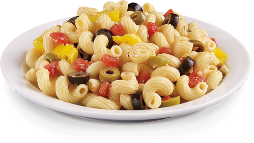 Delicious Pasta dish with sauce and herbs