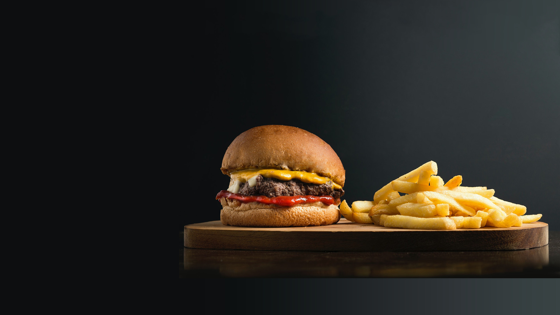 Background image of a cozy restaurant interior